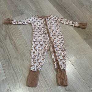 Little Sleepies Rust Rainbows Zippy